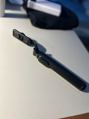 Selfie stick with built-in tripod, new