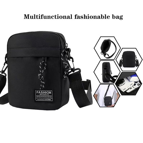 Minimalist small shoulder bag new black