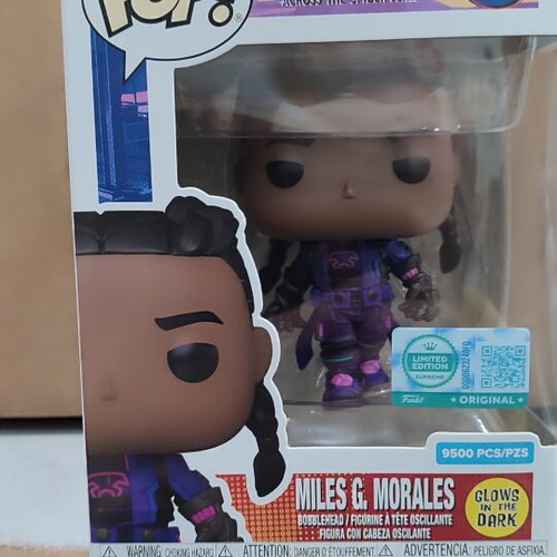 Funko Pop Miles Morales Spiderman 9500pcs Limited #1562 like new