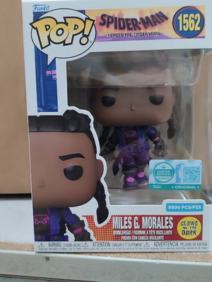 Funko Pop Miles Morales Spiderman 9500pcs Limited #1562 like new