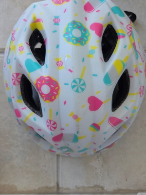 Children's Bicycle Helmet used, size 25c, for girls