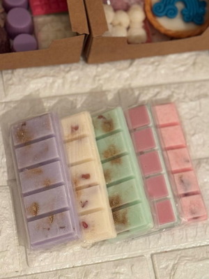 Wax melts chocolate bars in 5 scents new