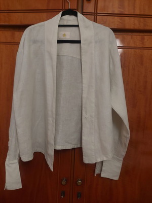 Linen beige jacket Heel Athens Lab like new