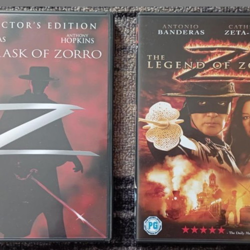 The Mask Of Zorro & The Legend Of Zorro DVD box set like new
