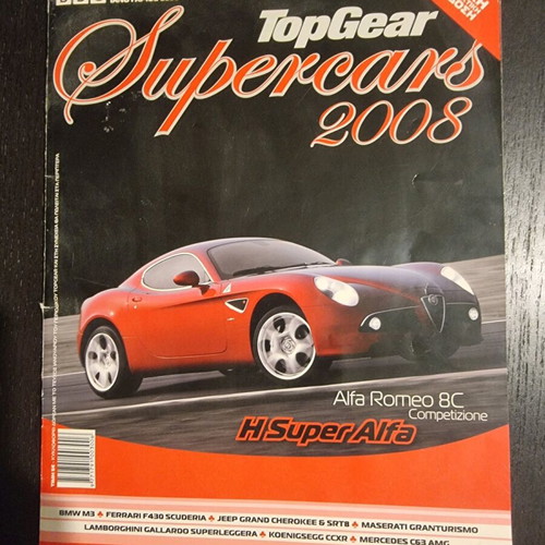 TopGear Supercars 2008 used magazine in Greek