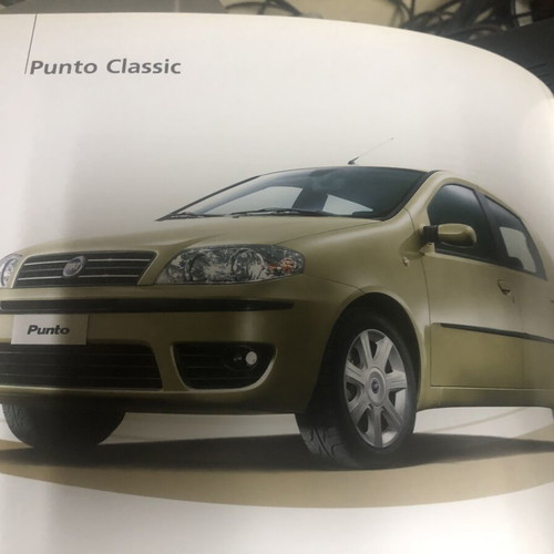 Fiat prospectus used, full model range with Punto Classic, Doblo, Bravo, Panda Cross