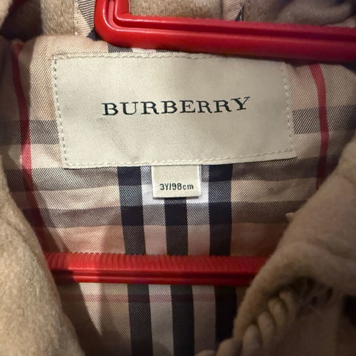 Burberry Kids Duffle Coat Like New, Beige Camel, Size 3Y 98cm
