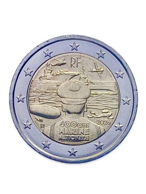 France 2 Euro 2026 Marine UNC Coin