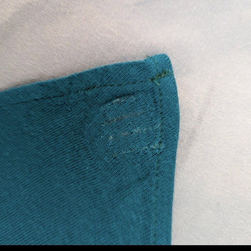 Vintage 80s dress used, green, size M