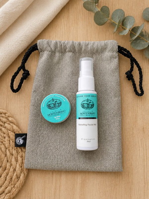Mini Travel Set Castello Monte Vibiano Hydrating Mist and Lip Balm new
