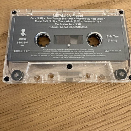 Metallica Load cassette tape, metal