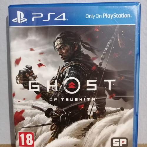 Ghost of Tsushima PS4 promo display case used, no game