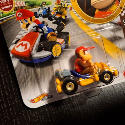 DIDDY KONG Pipe Frame Mario Kart Hot Wheels 2019 καινούργιο