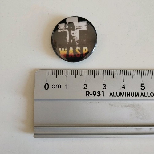WASP 80s Heavy Metal Pin new