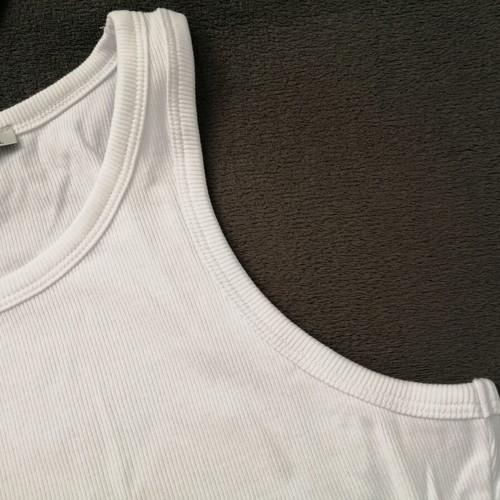 XSide women's white crop top, sizes L and XL