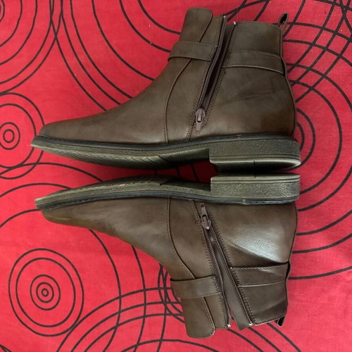 Andrea Nobile men's leather boots like new, brown, size 42