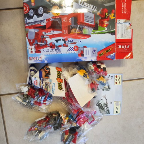 Fire Truck Building Blocks New