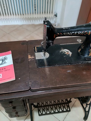Singer AK 15 sewing machine used mechanical treadle