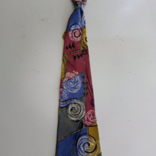 Vintage Italian silk tie like new, multicolored