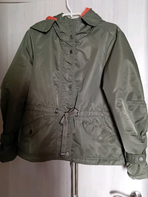 Benetton jacket medium green waterproof like new