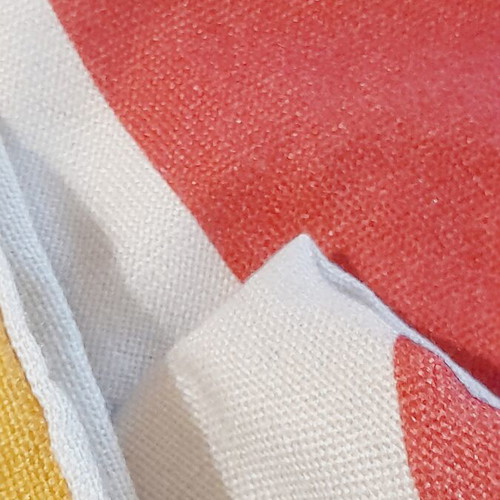 Color Block Set of 4 Sofa Pillow Covers like new, linen canvas