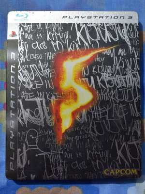 Resident Evil 5 Steelbook Edition за PlayStation 3 като нов с бонус DVD