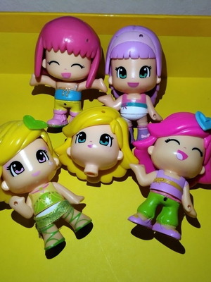 Pinypon figures set of 4 used with extra head