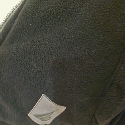 Nautica men's jacket used, grey with fleece lining