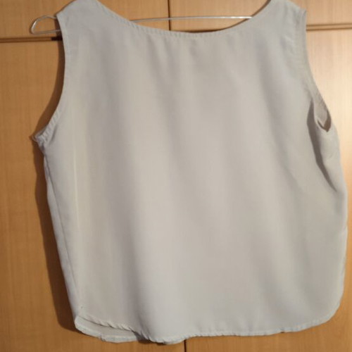 Olsen silk gray top like new