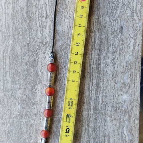 Silver 925 Begleri Train with Amber Beads new