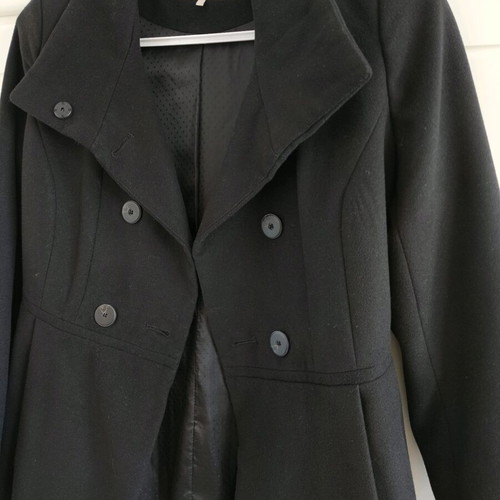 Zara black coat size Small like new, lined