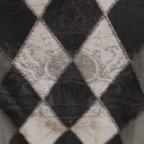 Men's Kazaka sweater used, size M, black and gray