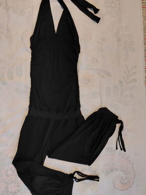 One-piece jumpsuit black size S like new