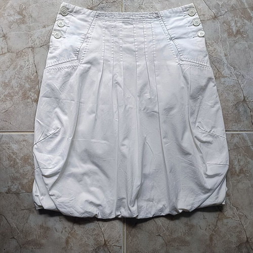 Blue River summer skirt new, white, size L