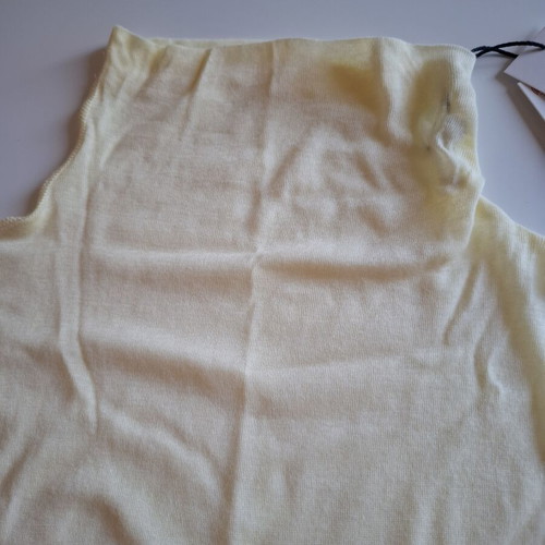 Zara blouse new, 100% cotton, pale yellow, size L
