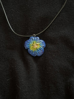 Blue Dreams handmade blue necklace