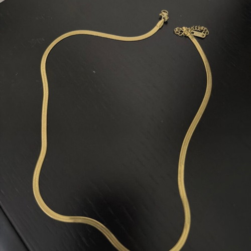 Gold-plated stainless steel necklace new