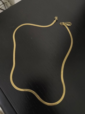 Gold-plated stainless steel necklace new