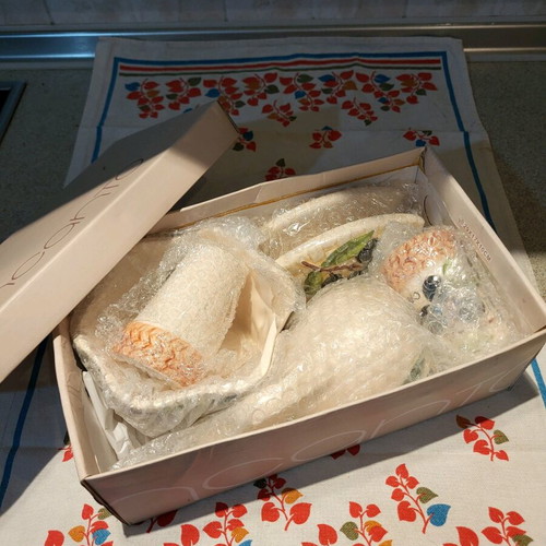 Cyprus dinner set sealed, new