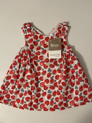 Mayoral baby dress new, size 6-9 months