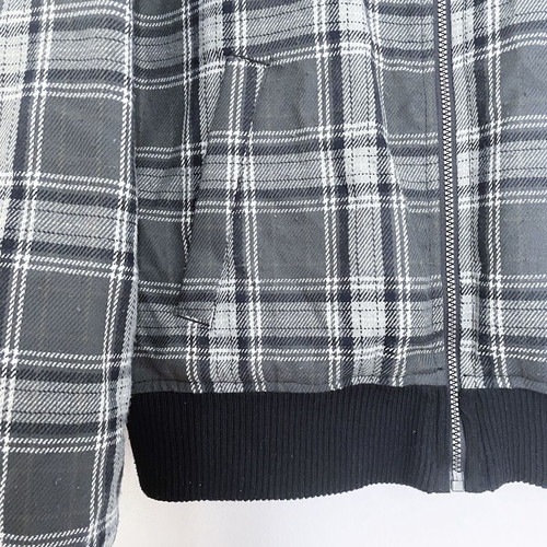 Bershka Reversible Jacket 00s Large used, black and grey