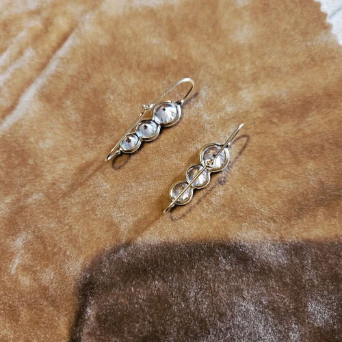 Gold earrings 585 14K vintage like new