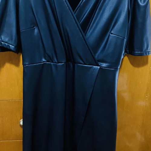 Leather dress new, black, size L