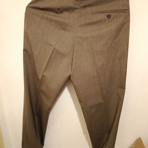 Ανδρικό υφασμάτινο παντελόνι Zara Man σαν καινούργιο, μέγεθος M, καφέ μαλλί