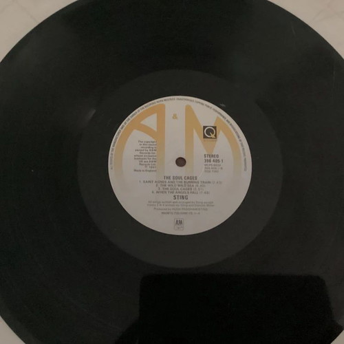 Sting The Soul Cages album used