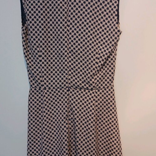 Popy Liaskos Small dress new, light beige with blue hearts
