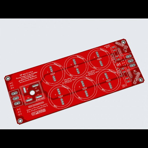 Power Supply Symmetrical PCB for Audio Amplifiers new