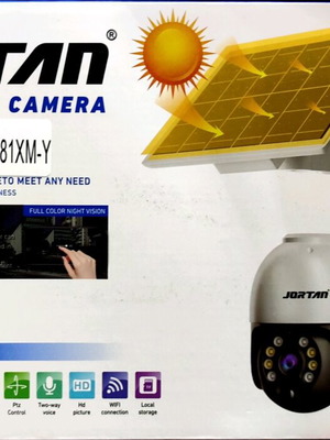Jortan JT-8181XM Wi-Fi 1080p Full HD waterproof surveillance camera with solar panel
