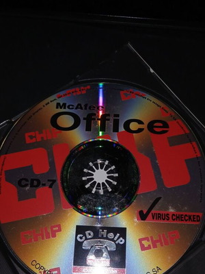 Chip Mcafee Office CD 7 PC used