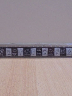 Fido Dido παλιός σχολικός διαφημιστικός χάρακας 30 εκ του 1985 καινούργιο